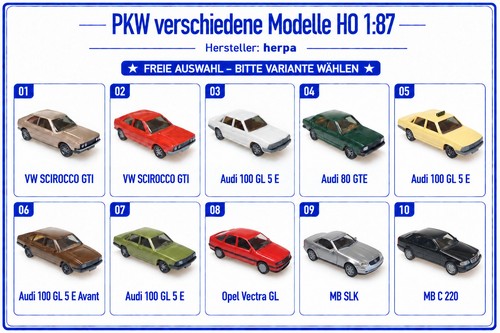 Herpa pkw modelle - pkw, –