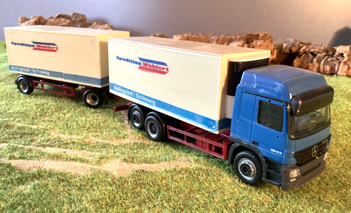 Herpa lkw umbau hängerzug - umbau,